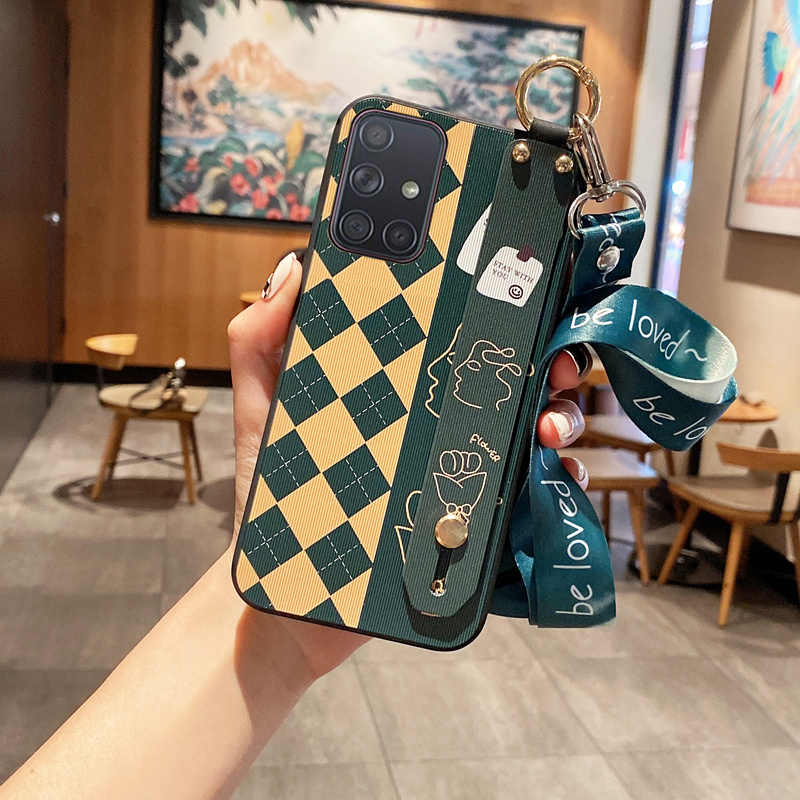 Cartoon Plaid Minimaliste anti-drop téléphone Case