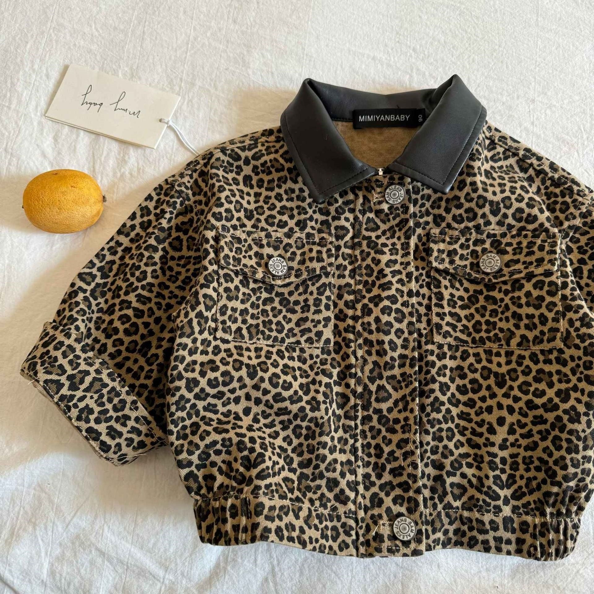 Casual Top tendance veste de poche bébé femmes élégant ins