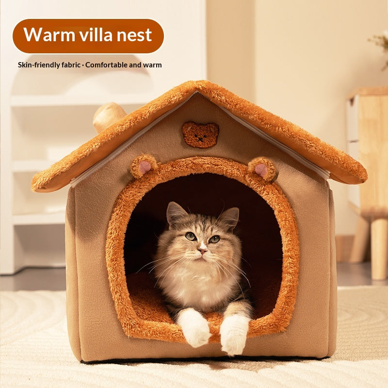 Lit Cat en forme de maison