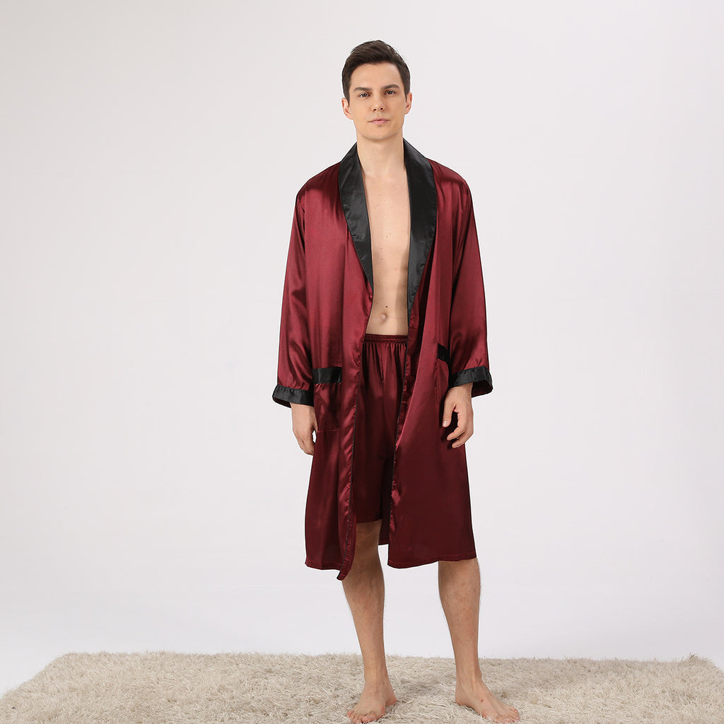Men's silk sleep shorts