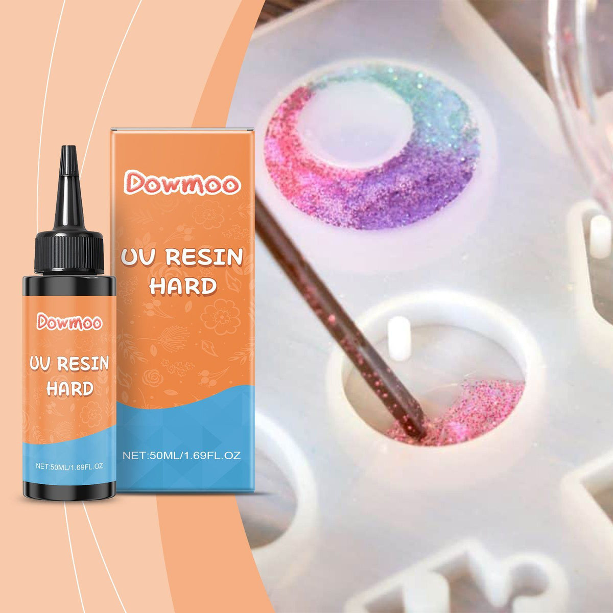 Glue de résine de durcissement UV DOWMOO