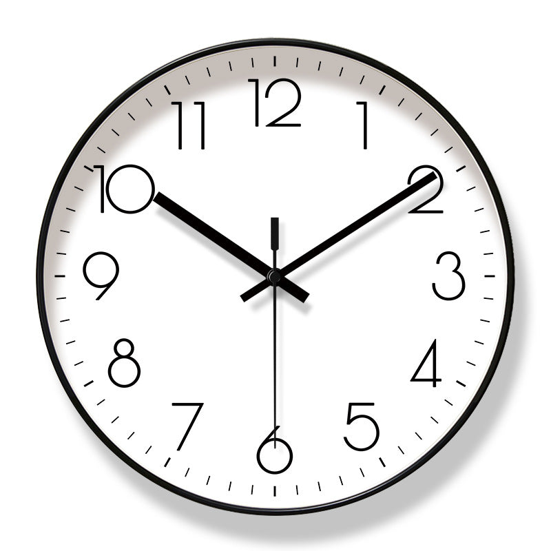 Horloge murale moderne à quartz numérique ultra-Quiet pour le salon
