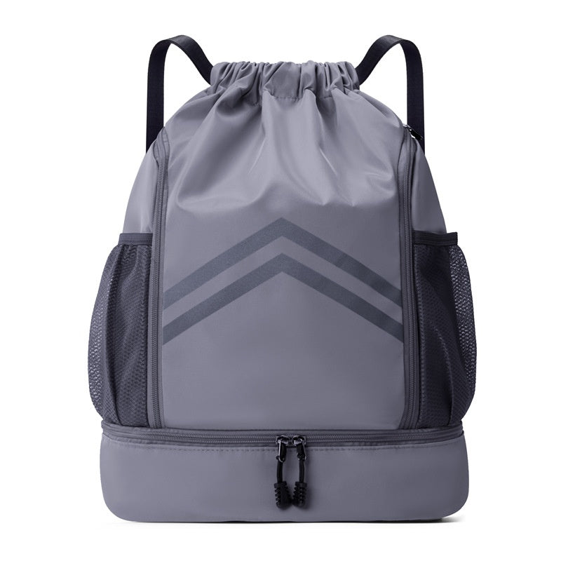 Sac à cordons de serrage homme avec sac à dos réfléchissant pour le sport