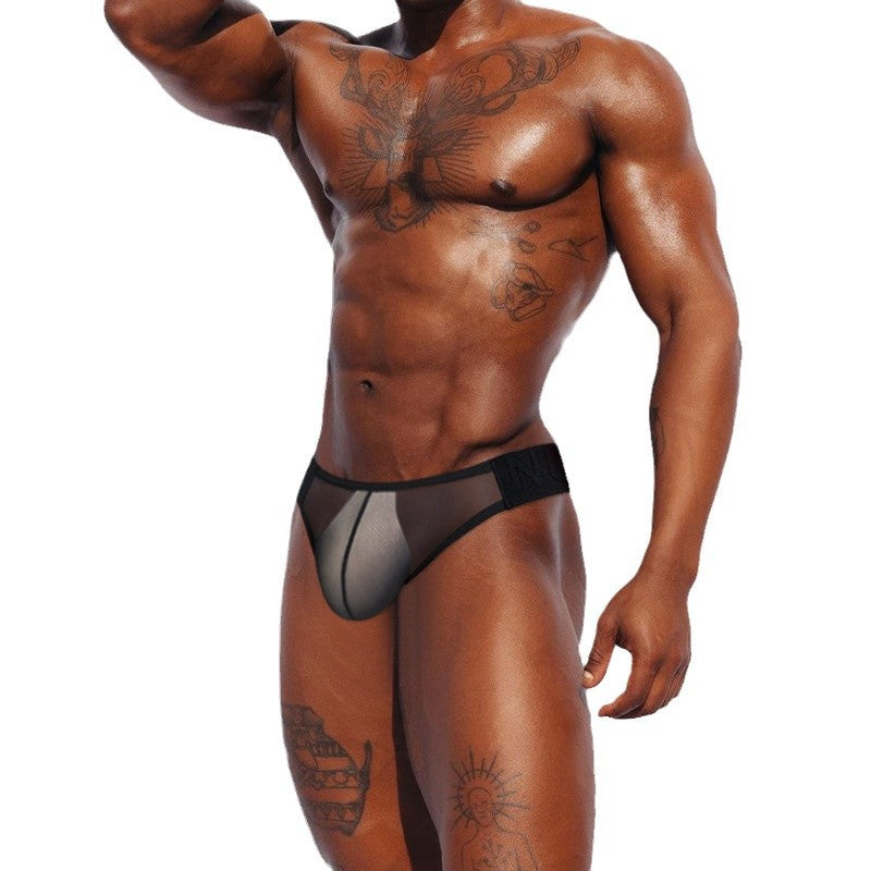 Transparent Mesh Mode Relievo modèle ceinture T-back