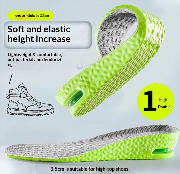 Semelles intérieure en augmentation de hauteur Soft Bouncy amortisseur et confortable