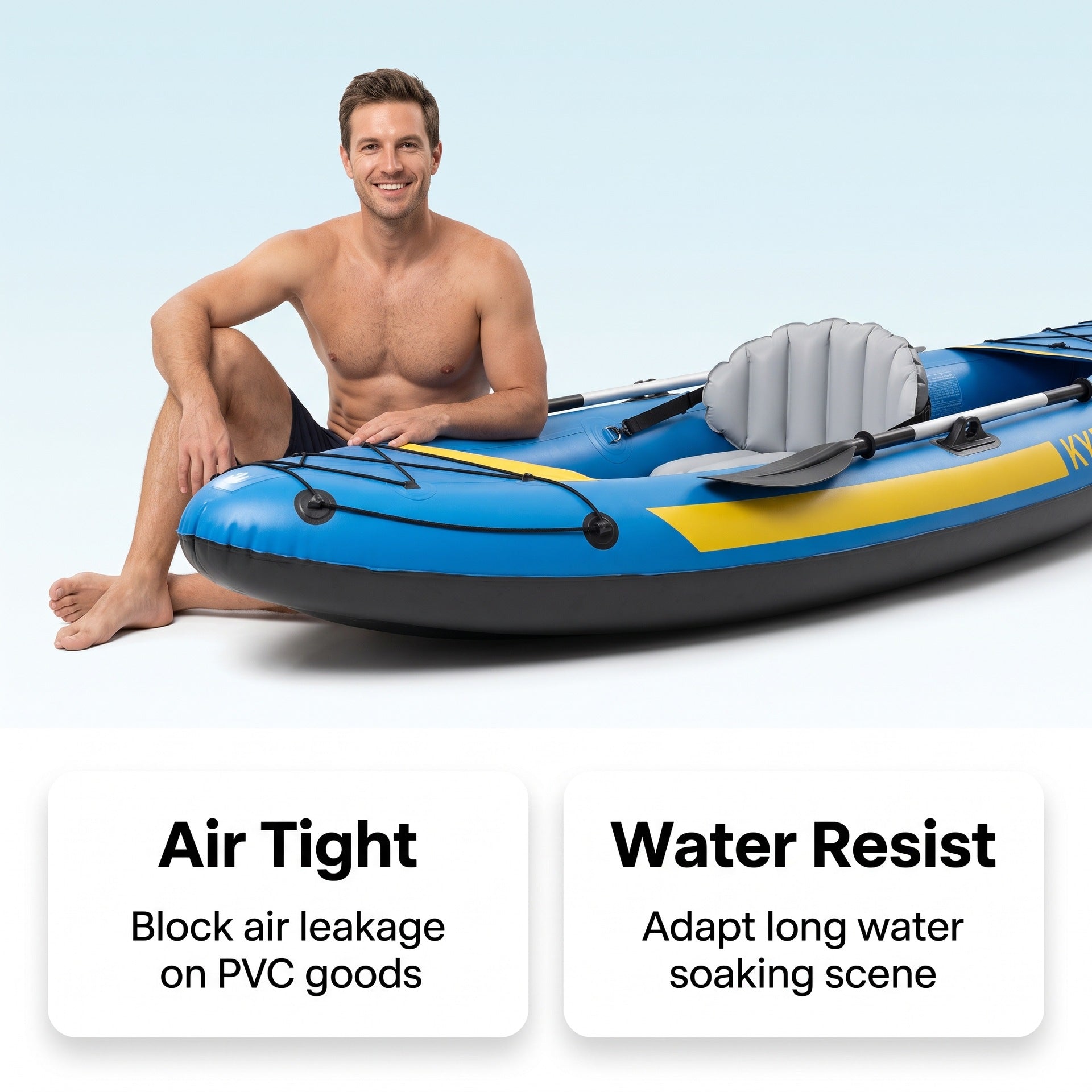 JAKEHOE Kit de réparation de matelas gonflables