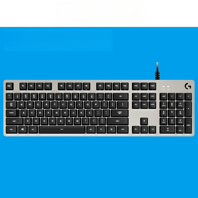 G413 Gaming électronique sport mécanique clavier bureau rétroéclairage 104 clé métal panneau