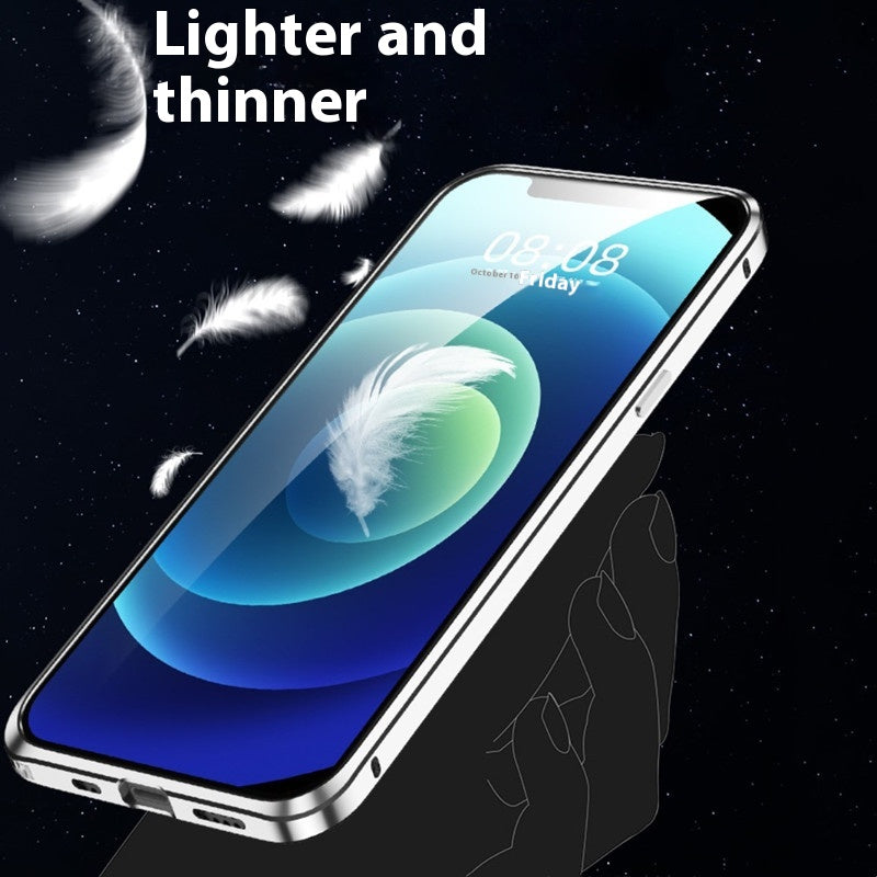 Boîtier de téléphone à cadre métallique