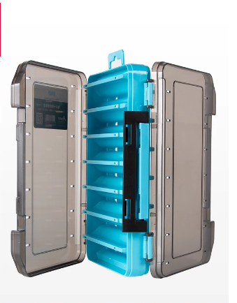 Boîte de stockage d'appât double couche multifonctionnelle