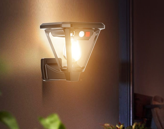 Extérieur Cour Jardin Étagère Induction Maison Lampe solaire murale