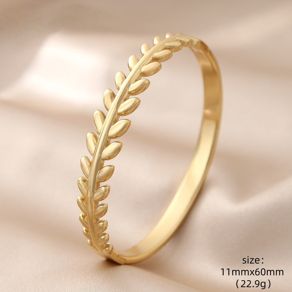 Bracelet femme en acier inoxydable simple et polyvalent