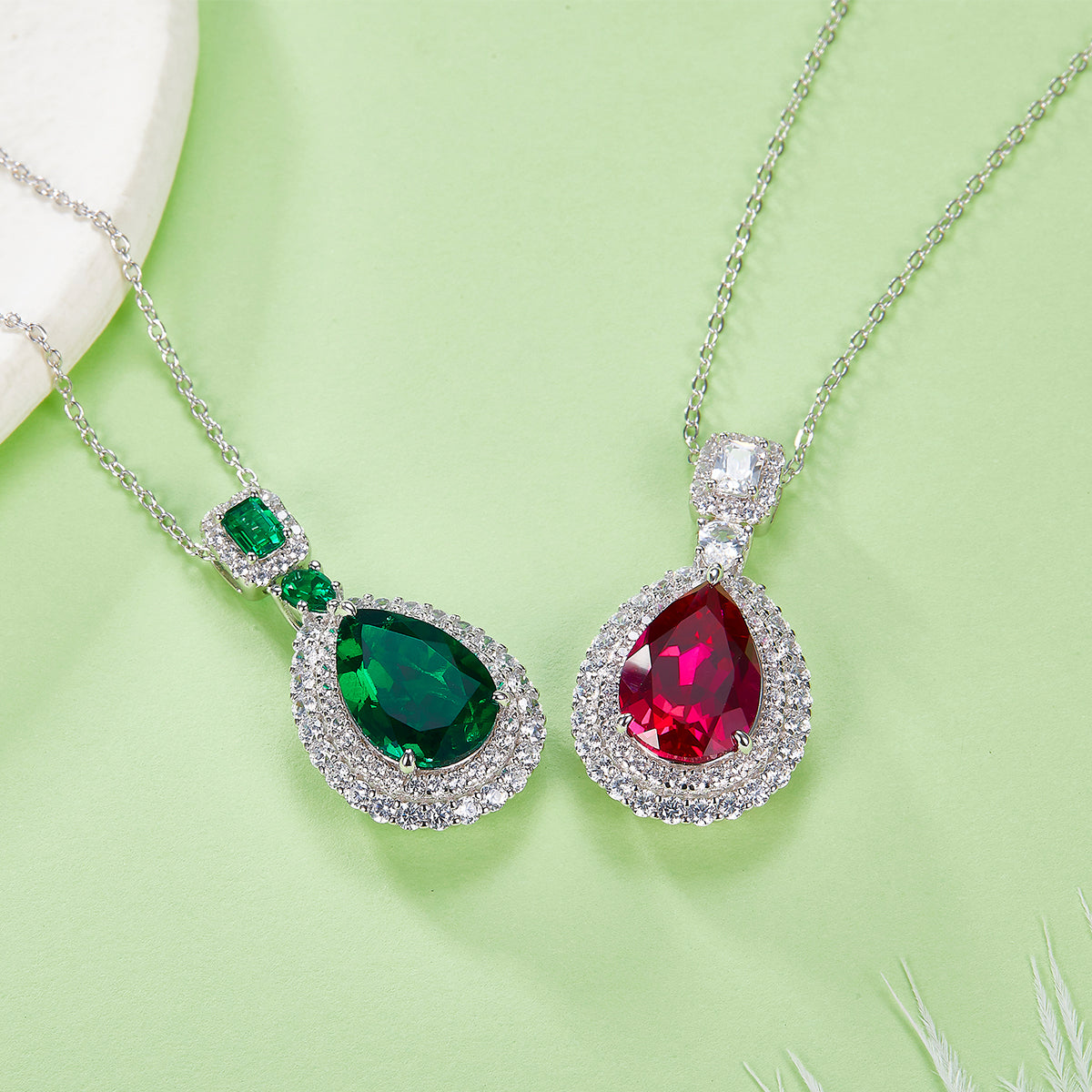 S925 Collier en labo-grogneux en argent sterling