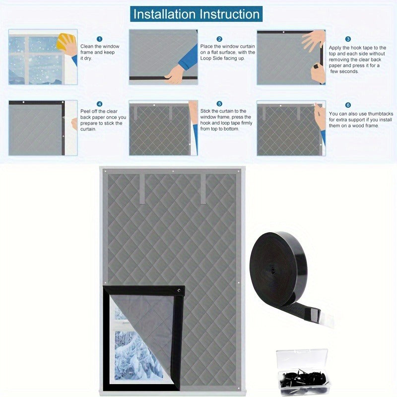Rideau de porte isolant thermique magnétique