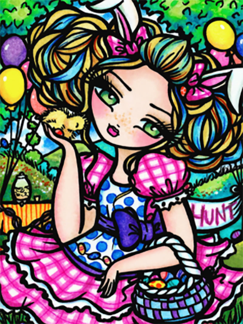 Diamant Broderie Cartoon Set de décoration de chambre Photo