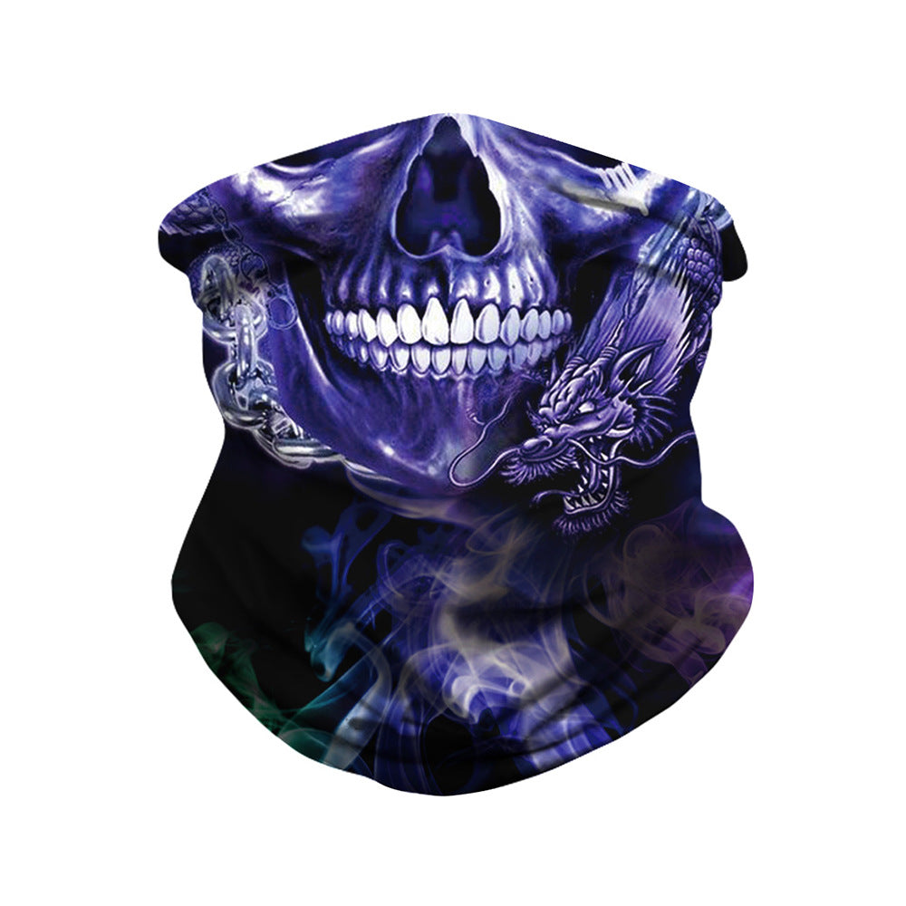Crâne numérique hommes et femmes Masque extérieur Sport Escalade Insecte-proof