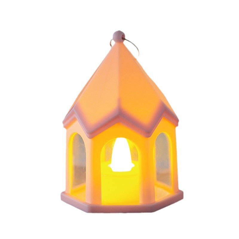 Creative Retro Led Lampe à bougie électronique Camping Tente Atmosphère Lit Dortoir