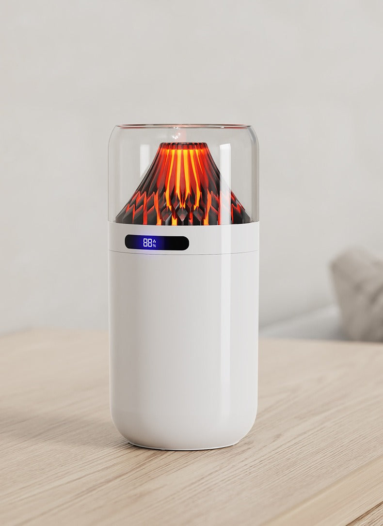 Volcan USB Humidificateur Compact Batterie-Powered Digital Display Car Aromatherapy Charger A