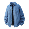 Veste Homme Vintage Denim à manches longues style américain