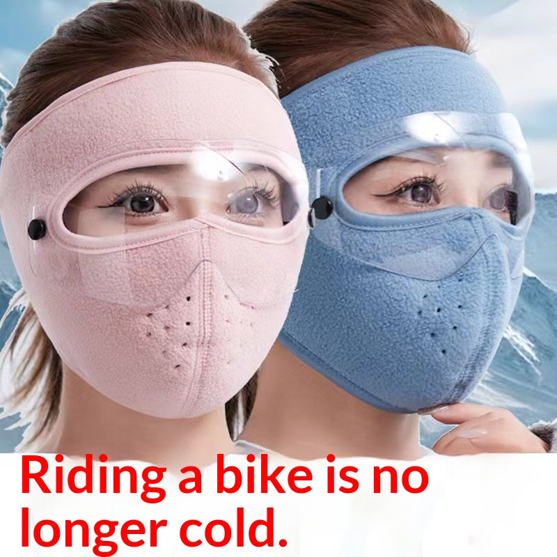 Masque de vélo d'hiver à l'épreuve de la poussière épaisse pour les femmes
