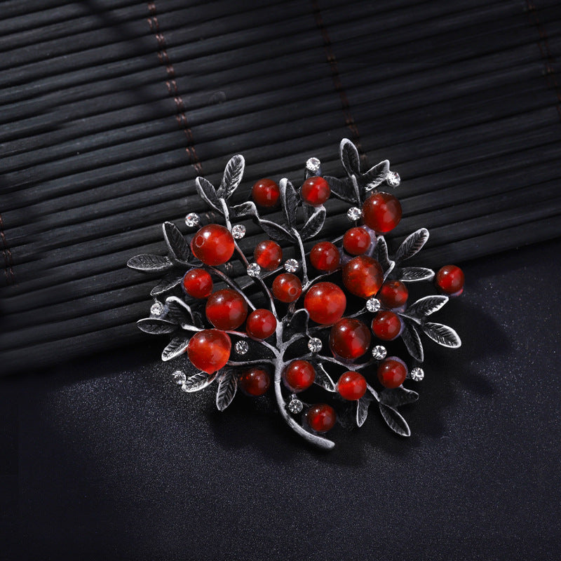 Broch polyvalent de style rétro-chic Branche