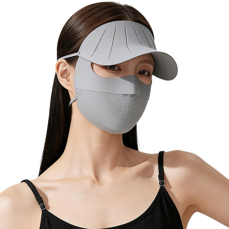 Masque du visage protecteur du soleil d'été pour femmes