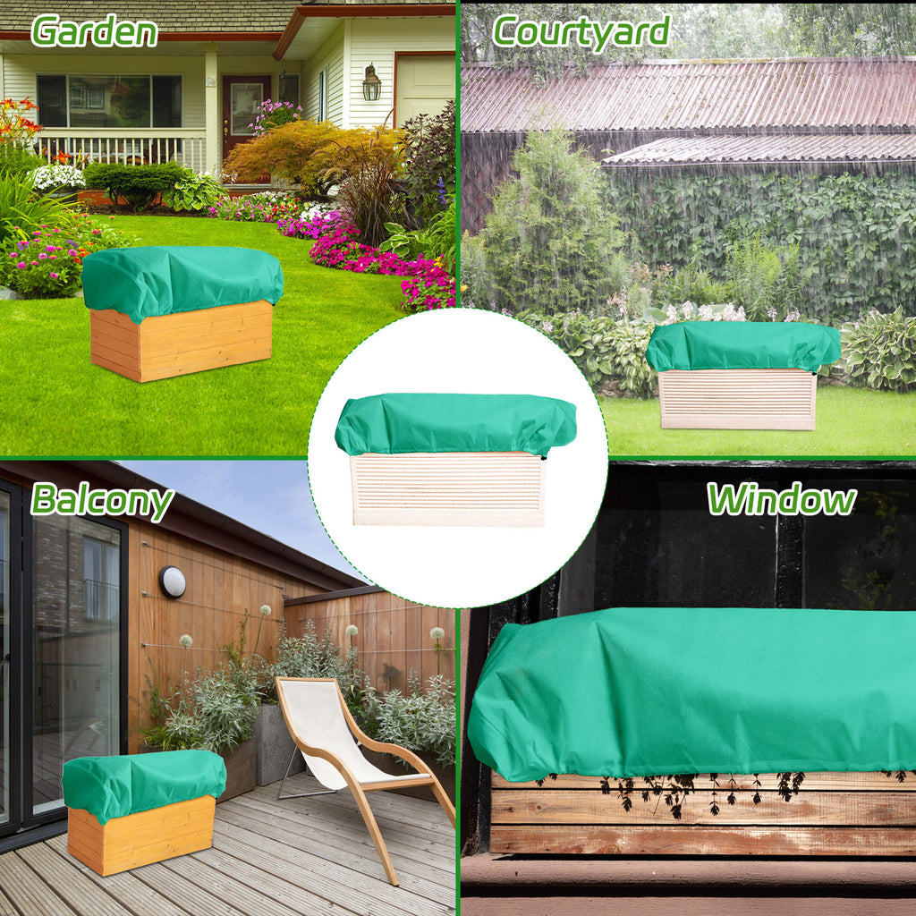 Couvertures de protection pour boîtes à fleurs