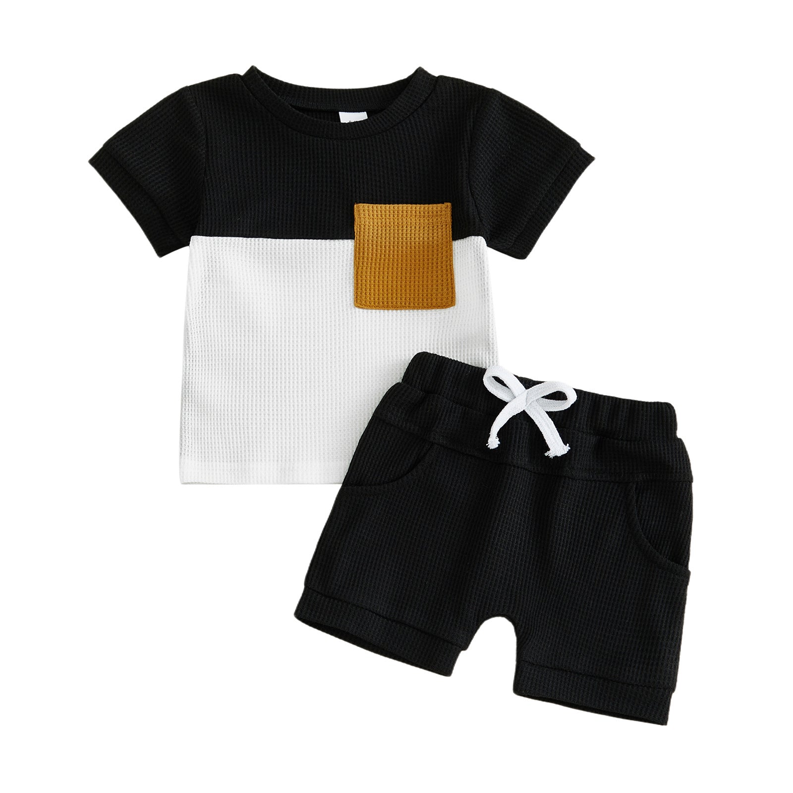 BabyTodler d'été Top Short à deux pièces en couleur solide