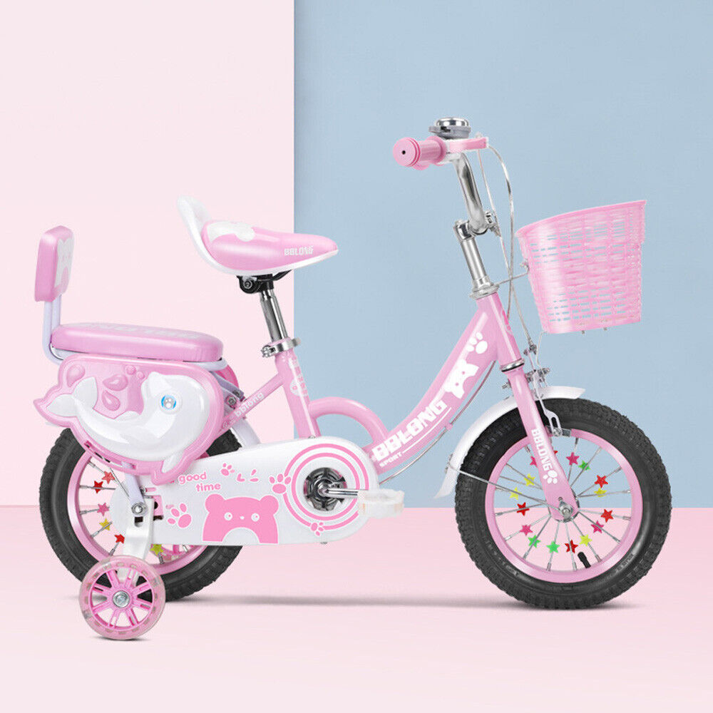 12-16Inch Enfants Vélo pour 2-10 ans Enfants Filles Vélo Stabiliser