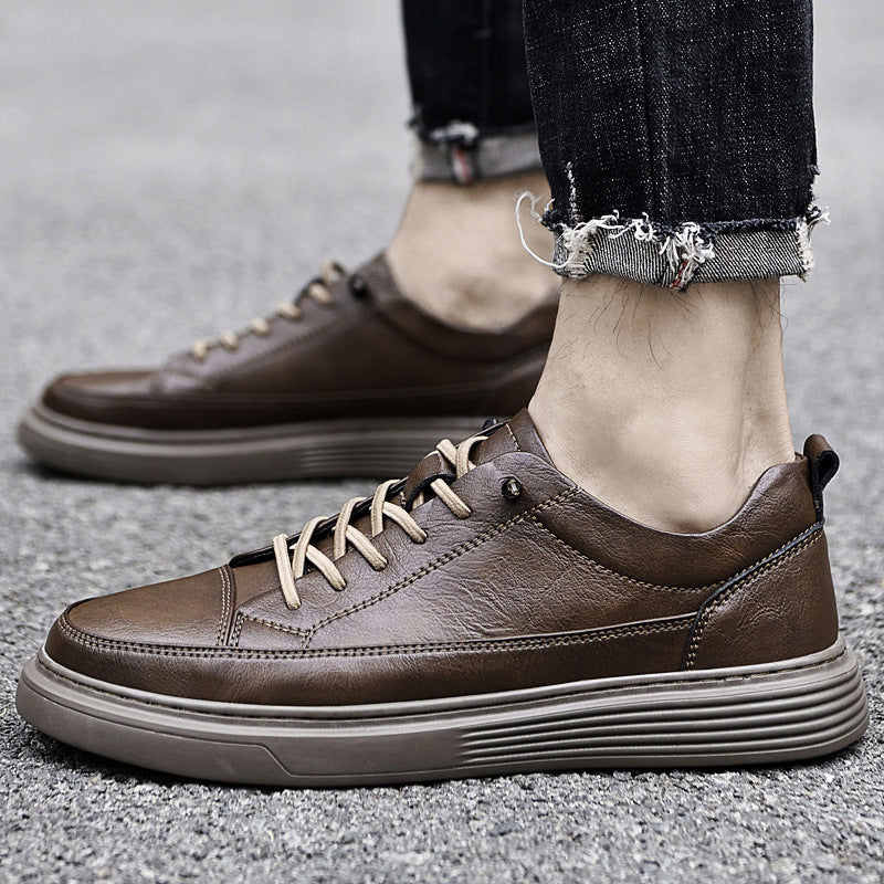 Chaussures blanches Étudiant Bas haut sneaker