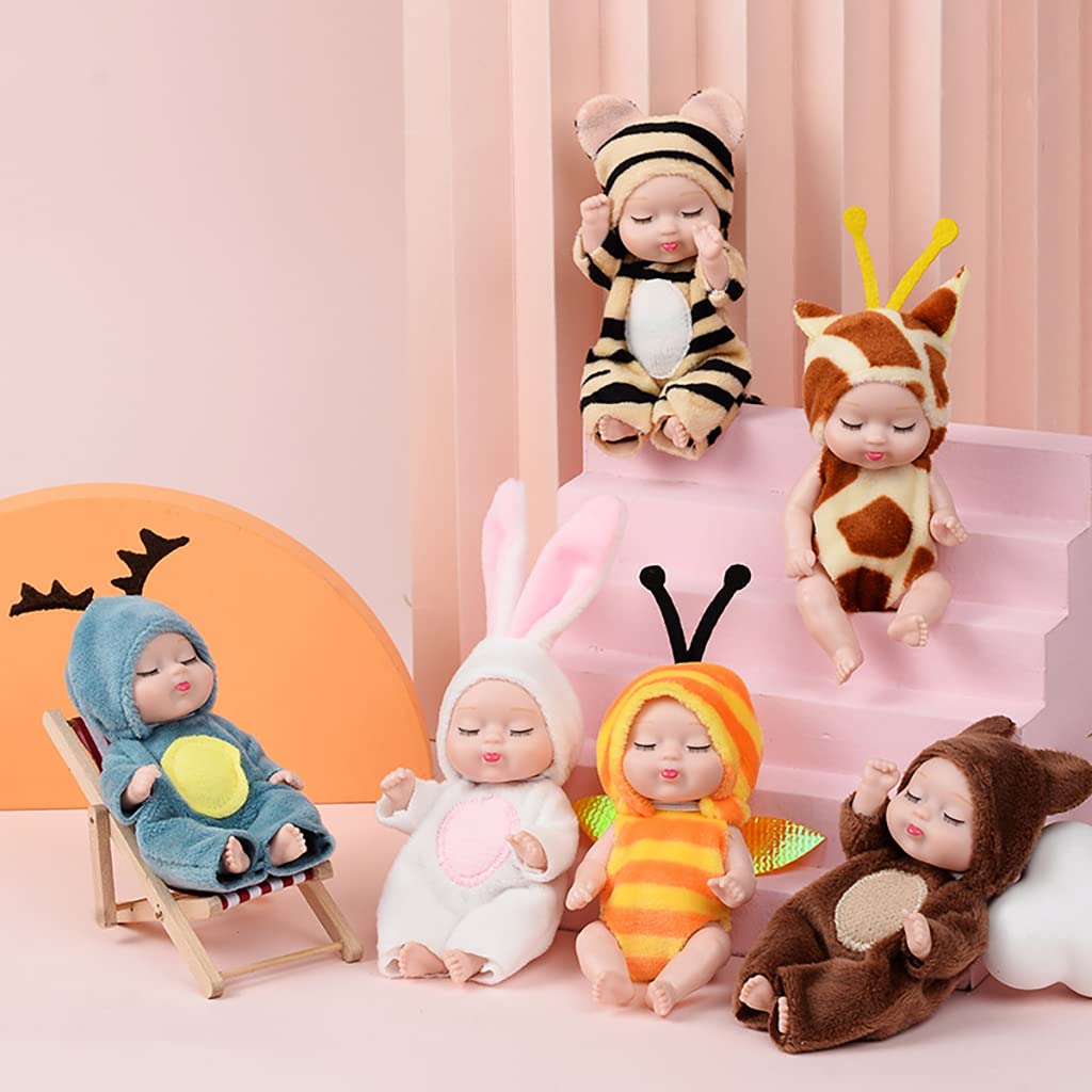 Ensemble de 6 poupées princesses dans une boîte cadeau L'anniversaire parfait