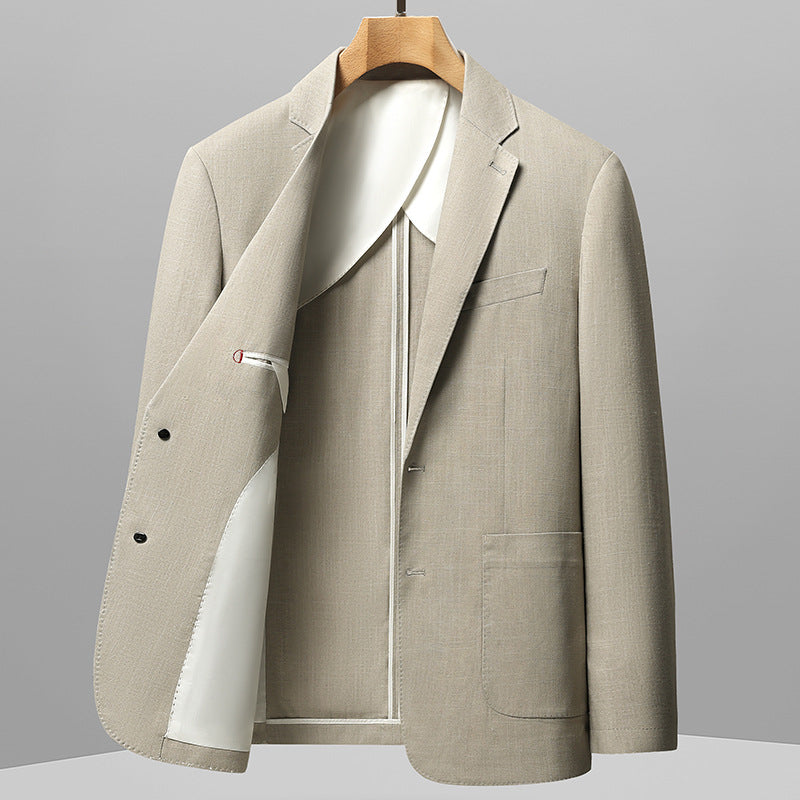Costume casual homme Coréen-Style Slim-Fit Blazer monobrassé Top