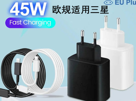 Norme européenne 45W applicable àGalaxyS22S23S21S20UltraS10 Chargeur