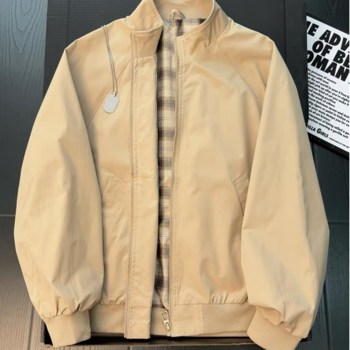 Veste Springautun style américain pour homme