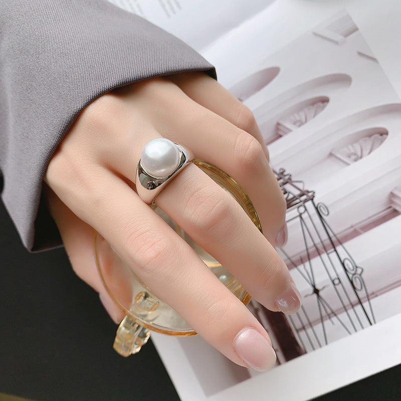 Zircon Inclaid Unique Design Minority Fashion Index Finger Ring