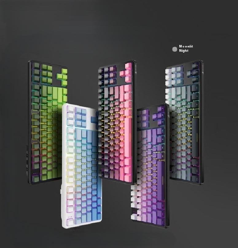 Clavier mécanique filaire de correspondance couleur punk