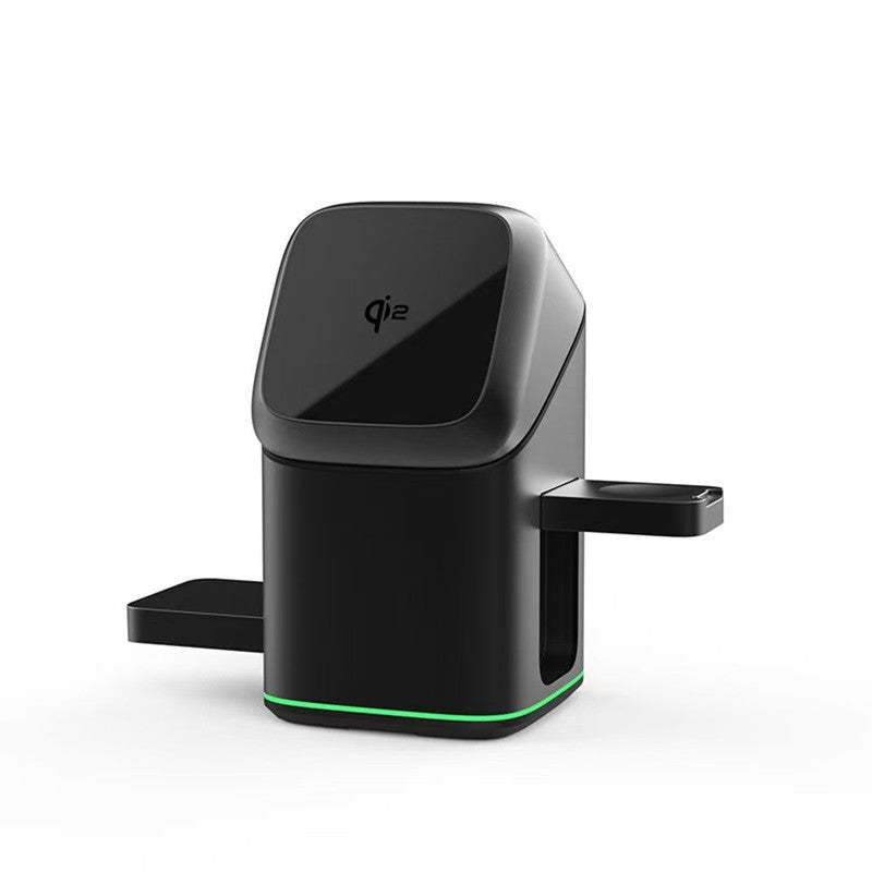 Touche de chargeur sans fil magnétique trois en un