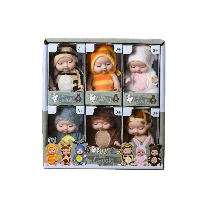 Ensemble de 6 poupées princesses dans une boîte cadeau L'anniversaire parfait