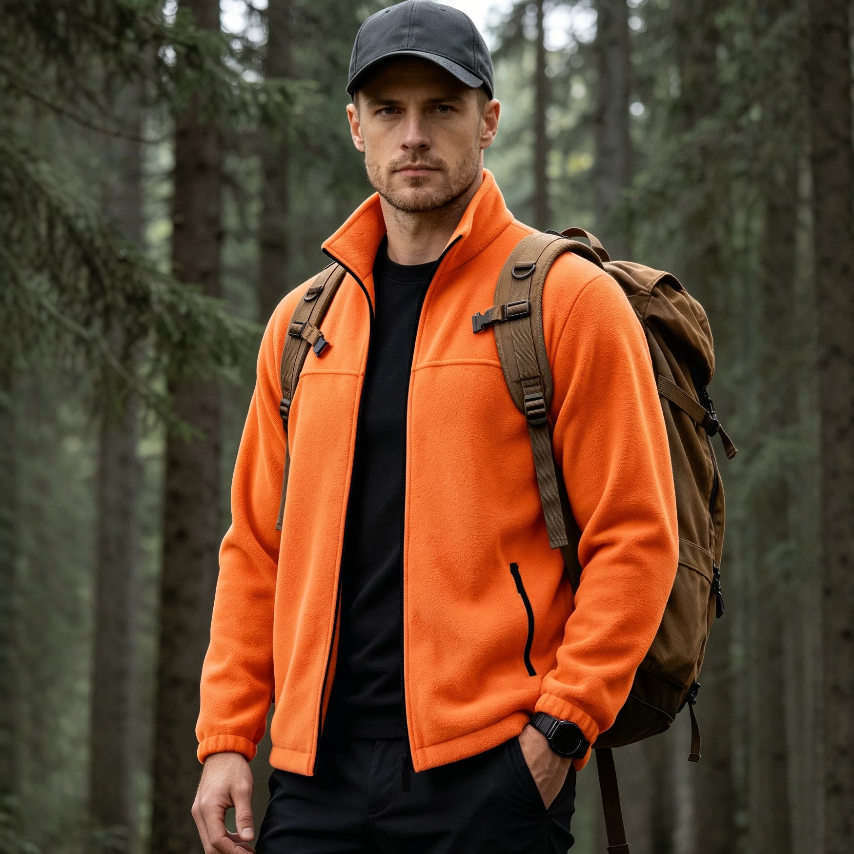 Veste de fermeture éclair pour hommes