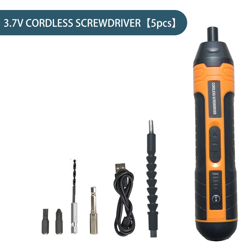 Tournevis électrique jaune à main droite Lithium-ion avec 4 réglages de couple
