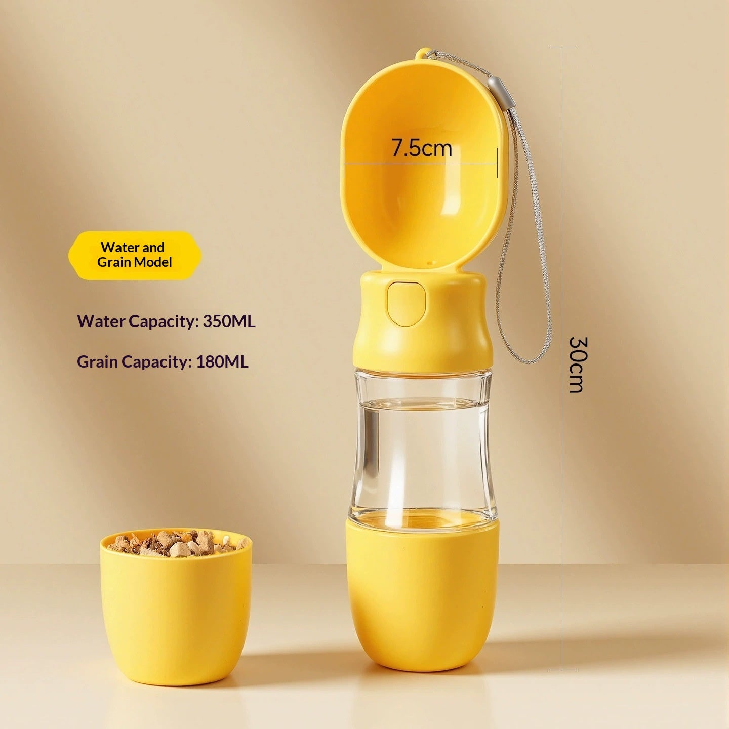 Distributeur d'eau portable pour animaux de compagnie pour les sorties
