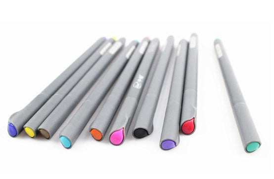 Dessin de bureau Stroke Syringe couleur crochet ligne stylo