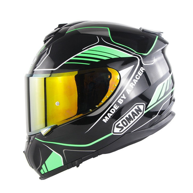 Casque de moto Full Face Riding Double Lens Casque de moto Full Cover