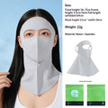 Masque du visage de la soie de glace d'été pour les femmes