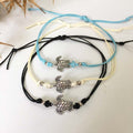 Pendentif de tortue à corde tressée à la mode pour les femmes