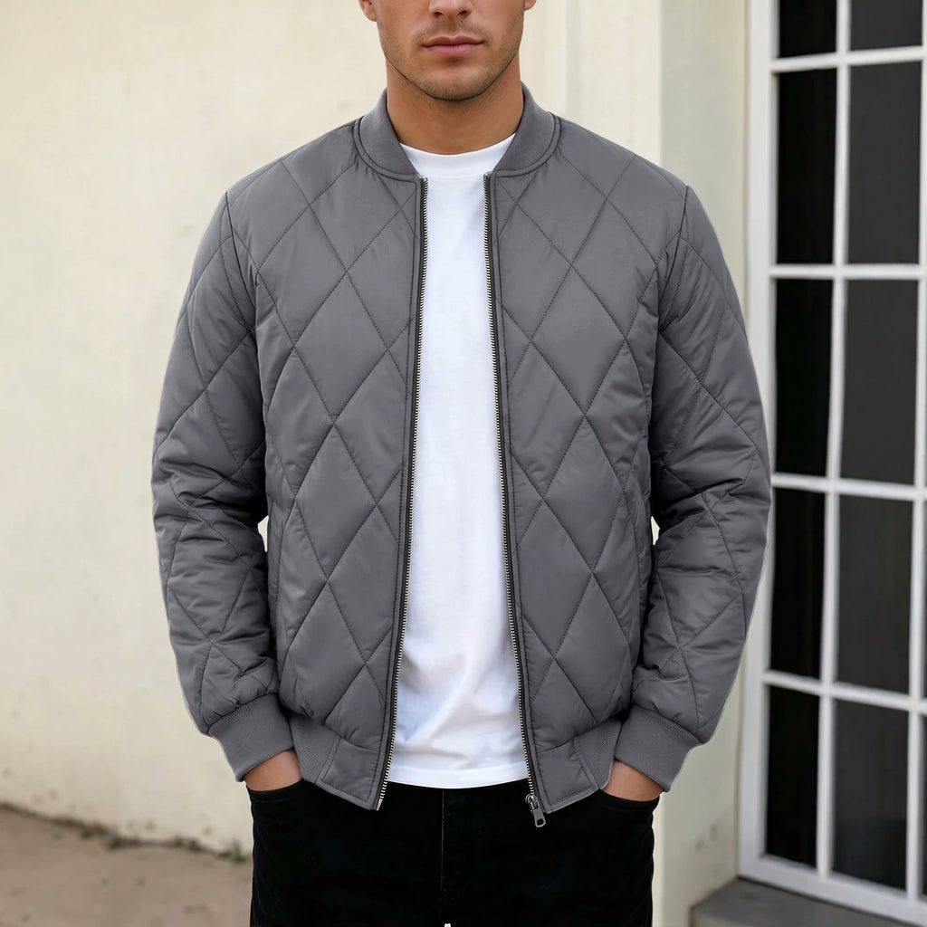 Vêtements de dessus pour homme en couleur solide pour l'automne et l'hiver