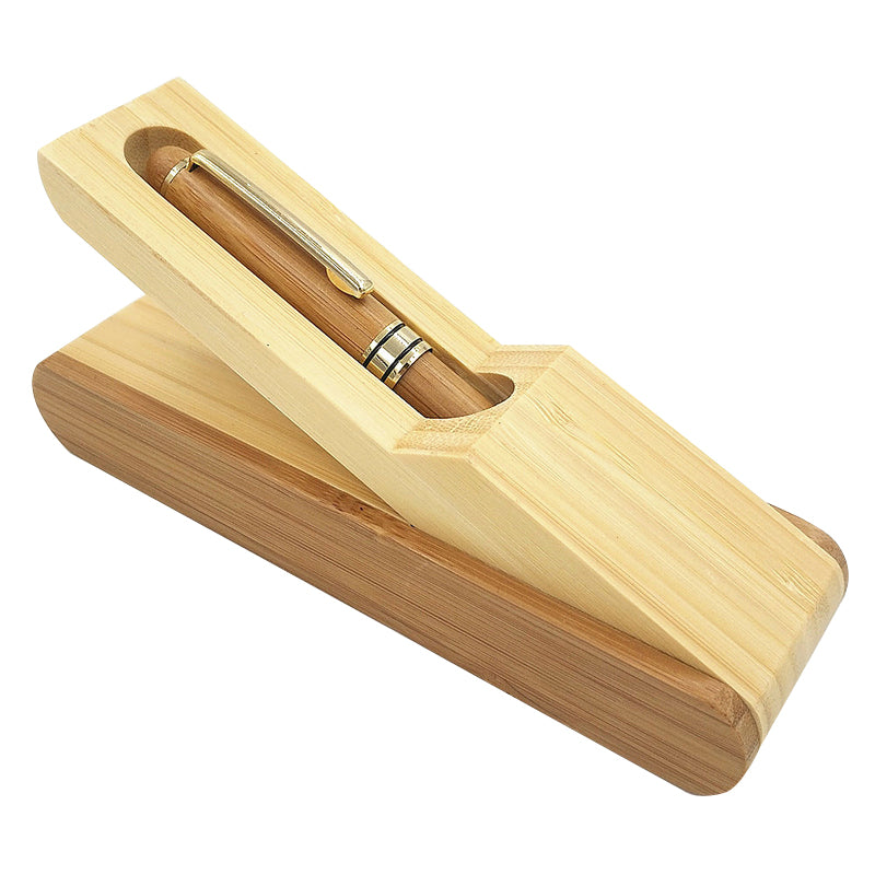 Set de stylo signature en bambou