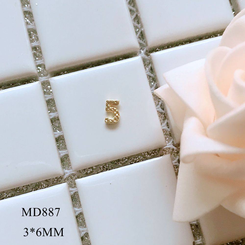 Bijoux simples en alliage de ongles non diamant
