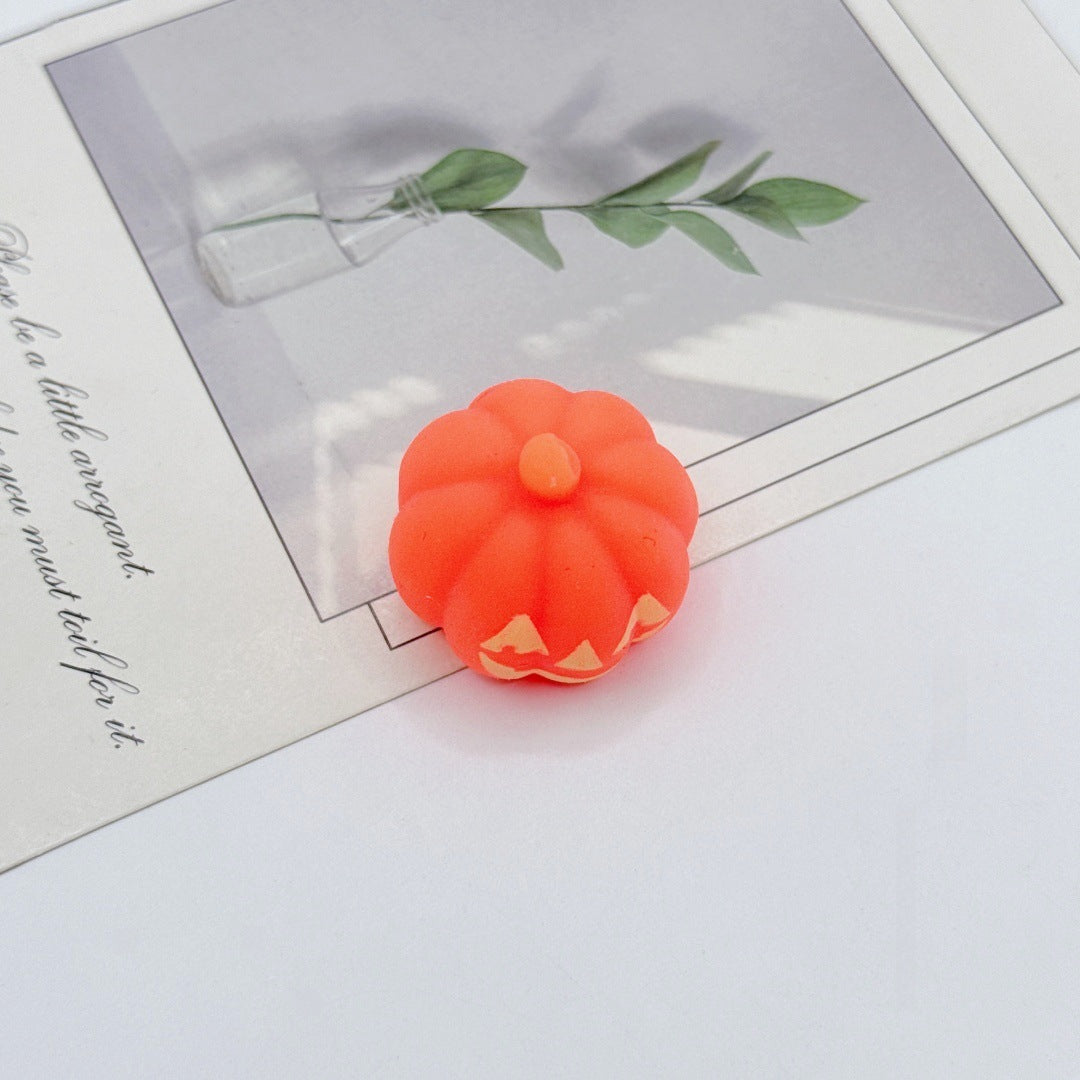 Creative Dango Squeeze Cartoon Pumpkin-Head Spider Ornament Prop