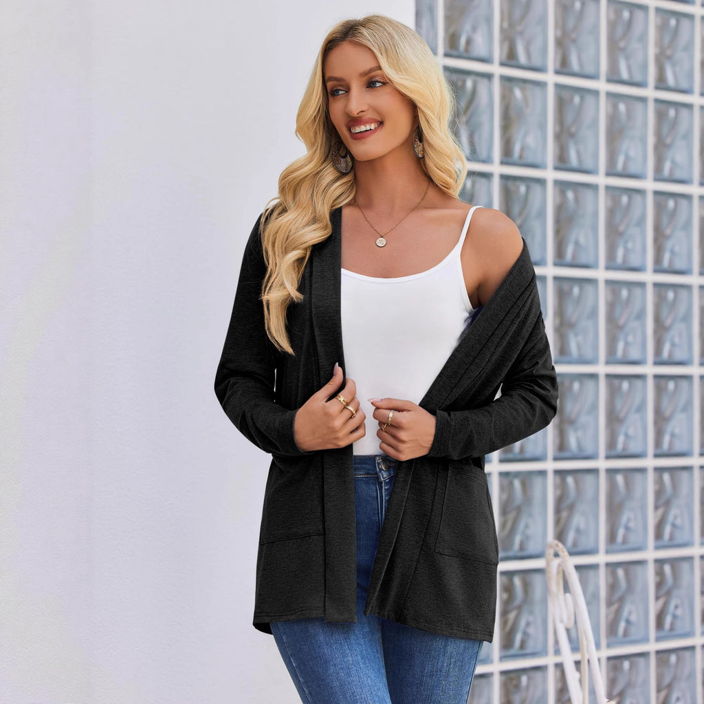 Manteau de sweat Cardigan léger pour femme