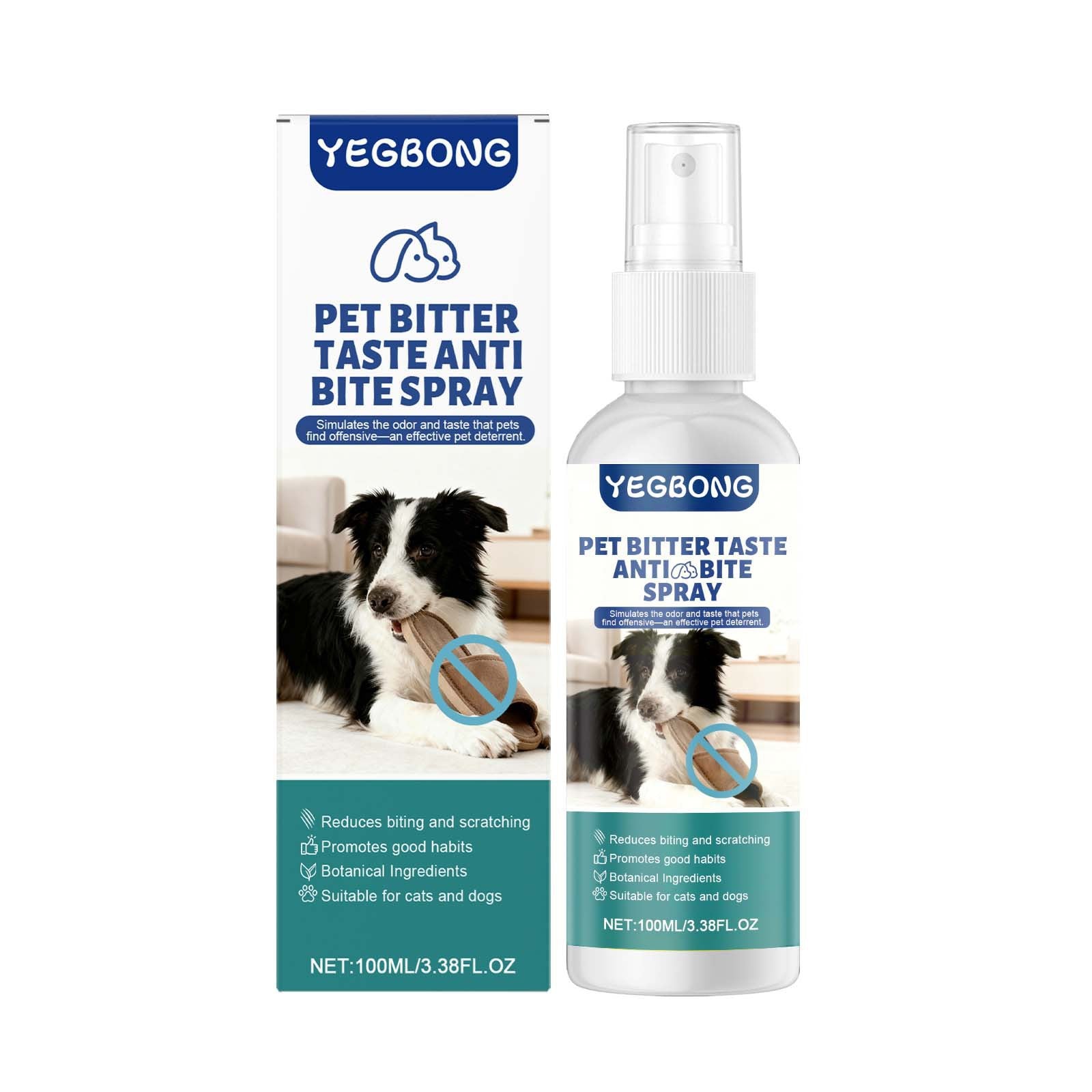Eggbong Pet Anti-Chew Spray formule douce anti-Lick Anti-Bite Sofa Daily Traini